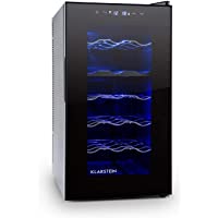 Los mejores  - Klarstein Vinesse Wine Edition - Nevera para vinos- Vinoteca- 50L- 2 zonas de refrigeración:- 8-18 °C- 12-18 °C- 18…